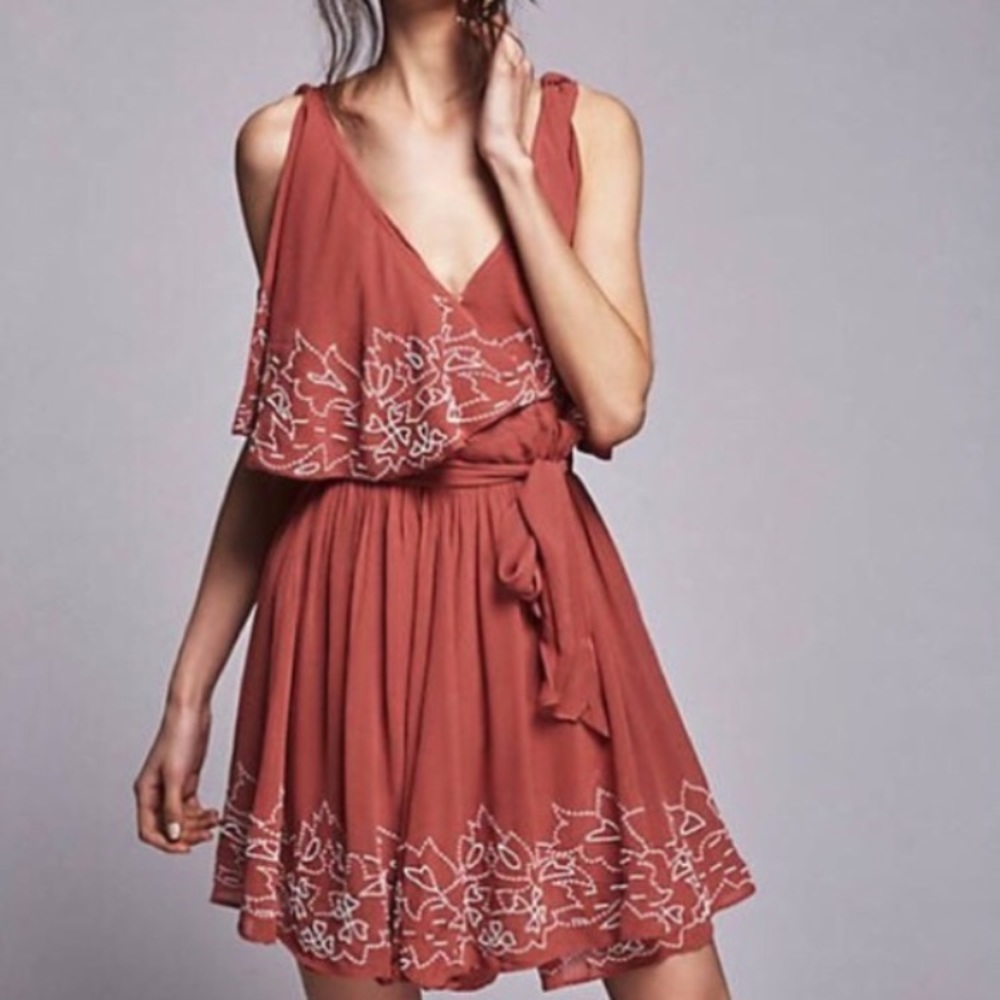 Free People Sylvia Wrap Dress